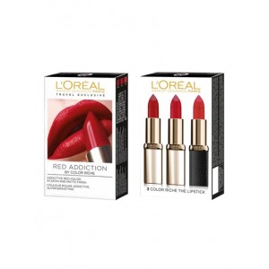 L'Oréal Paris Color Riche Red Addiction Lipstick Set