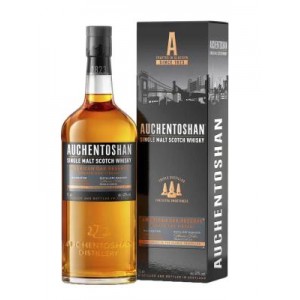Auchentoshan American Oak Lowland Single Malt Scotch Whisky 40% 1L gift pack