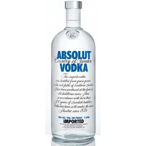 Absolut Vodka Blue 40% 1 Ltr